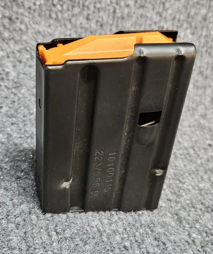 5 round metal GI AR-15 magazine Refurbished - BLK
