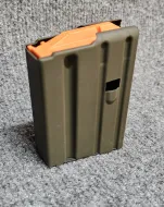 5 round metal GI AR-15 magazine Refurbished - Cerekoted Magpul ODG